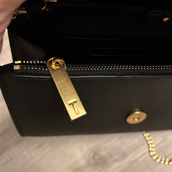 SOLD TB Dust Bag!! Ted Baker London Black Kira Rose Clutch Bag NWT MSRP $175 - Picture 9 of 10